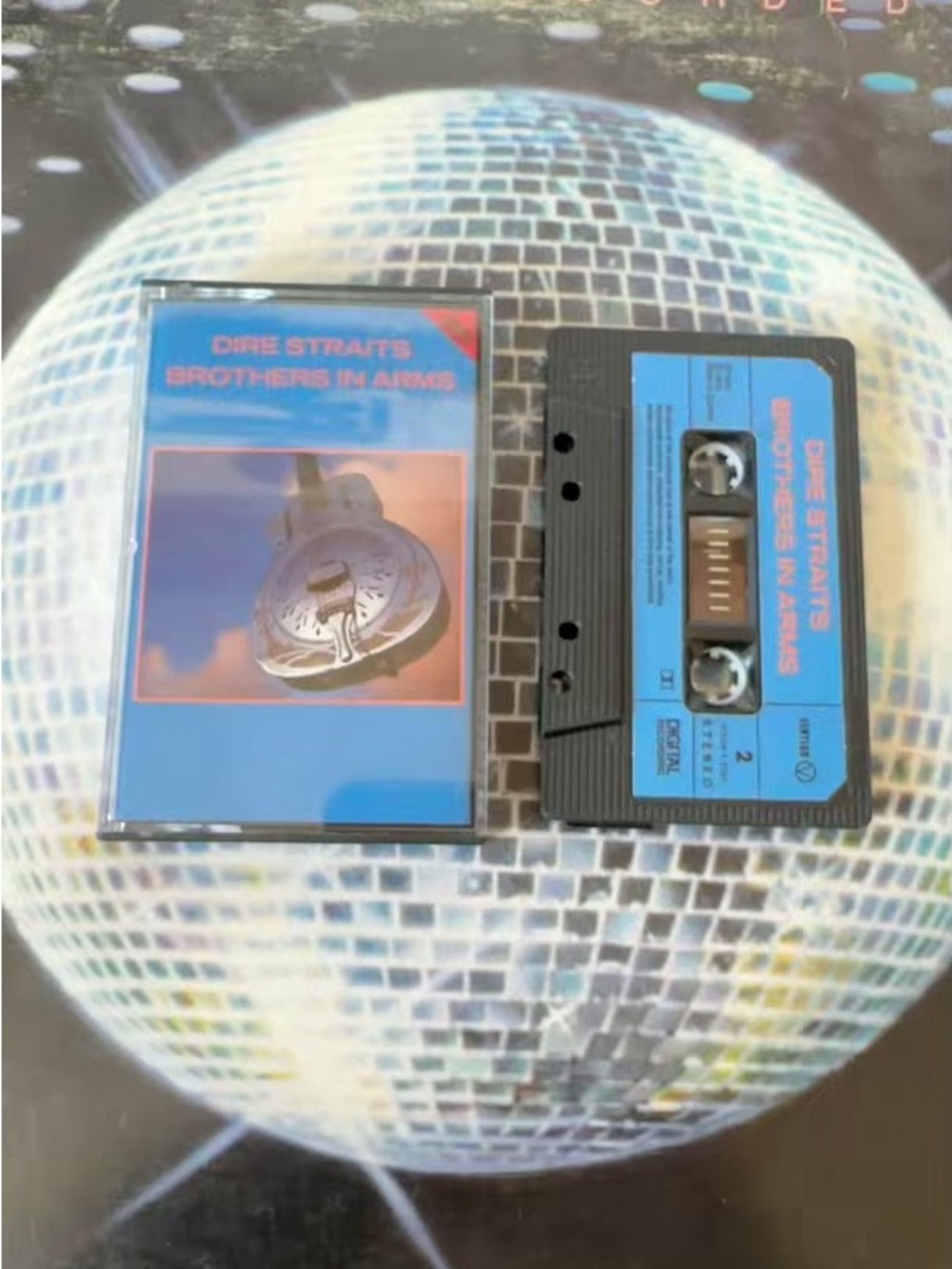 Dire Straits Brothers in Arms Blue Cassette Tape - vgc